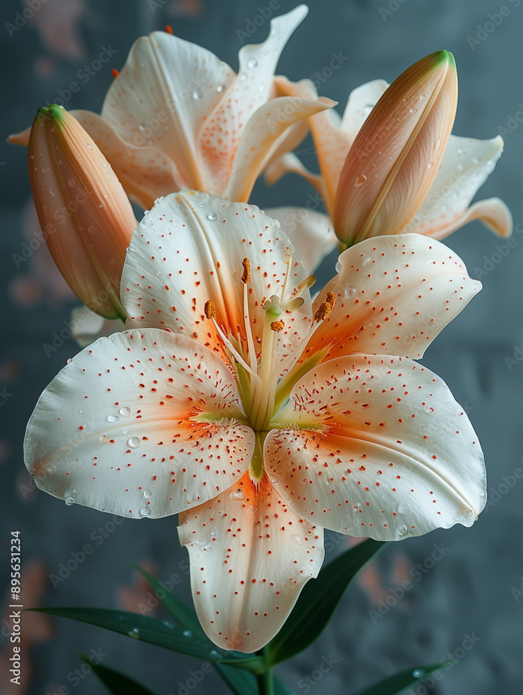 Poster orange tiger lily