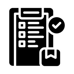 Fototapeta premium inventory glyph icon