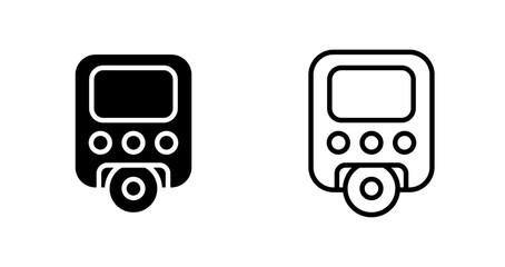 Portable DVD Player Vector Icon