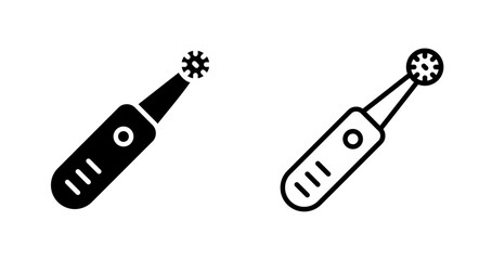 Electric Toothbrush Vector Icon