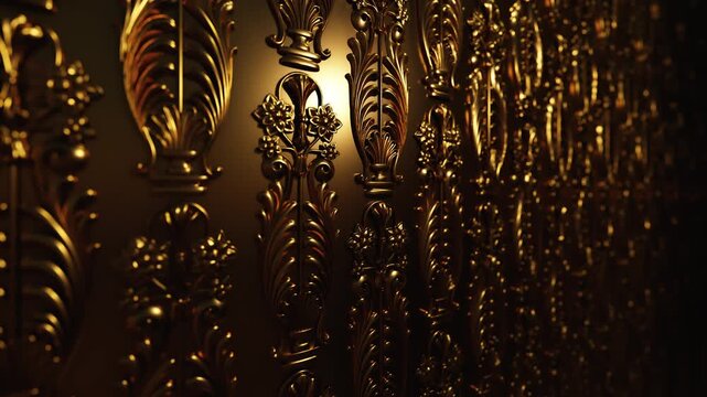 Luxury Decorative Floral Frame Ornamental is motion footage for festival films and cinematic in art deco scene. Also good background for scene and titles, logos