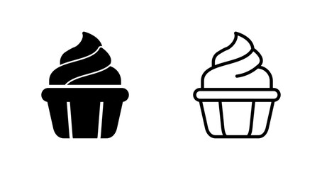 Cupcake Vector Icon