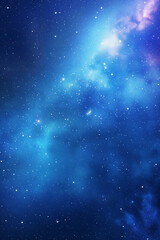 Obraz premium Night sky filled with stars and nebulae. Cosmic background with copy space.