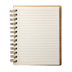 blank closed notebook