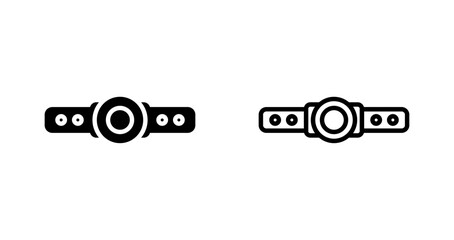 Headlamp Vector Icon