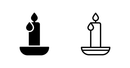 Emergency candle Vector Icon