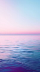 Fototapeta premium Pastel Hues on the Calm Water Surface