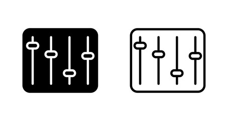 Equalizer Vector Icon