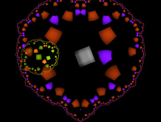 Imaginatory fractal abstract background Image