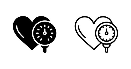 Blood Pressure Monitor Vector Icon