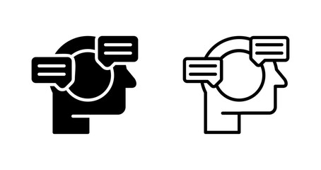 Natural Language Processin Vector Icon