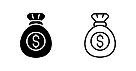 Money Bag Vector Icon