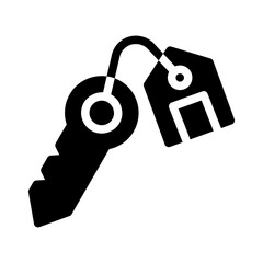 house glyph icon