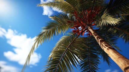 Fototapeta premium Free photo palm tree