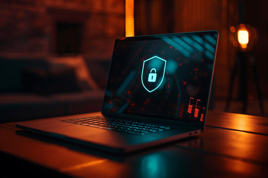 good protection from hacker attack, cybersecurity concept, data protection or firewall
