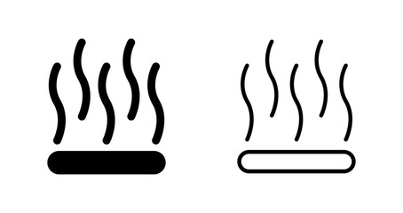 Obraz premium Smoke Signal Vector Icon