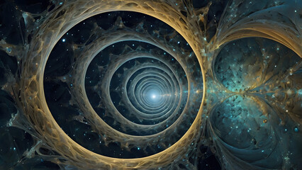 abstract spiral galaxy