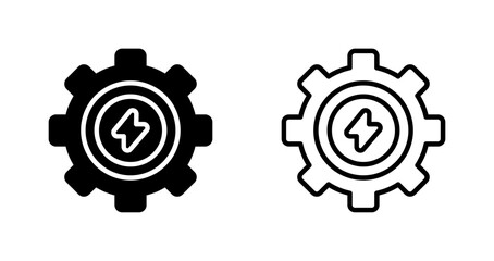Data Center Power Manageme Vector Icon