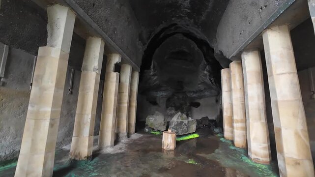 Chaitya hall of kondana caves, Karjat, Maharashtra, India 