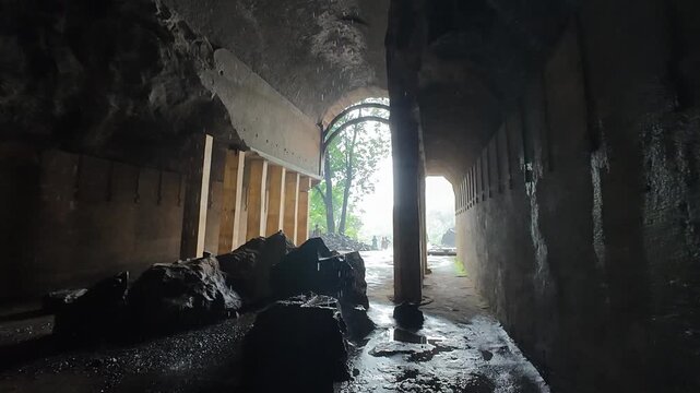 Chaitya hall of kondana caves, Karjat, Maharashtra, India 