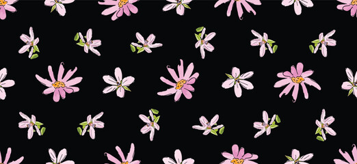 A040Seamless pattern leaves watercolor illustration. vector design for fashion, fabric, wallpaper and all prints on background earth tone color.
