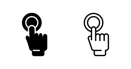 Push button Vector Icon
