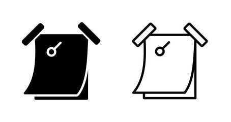 Sticky note with a thumbta Vector Icon