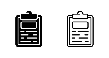 Clipboard Vector Icon