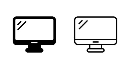 Monitor Vector Icon