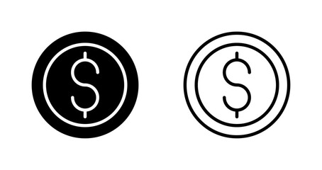Usd Circle Vector Icon