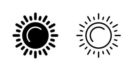 Sun Vector Icon