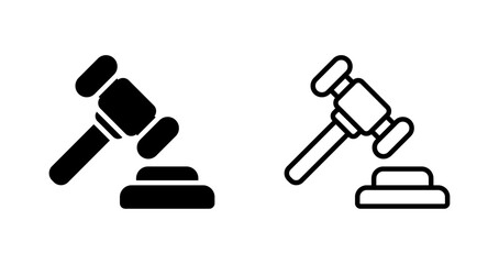 Gavel Vector Icon