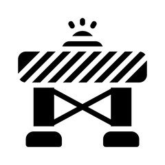 barrier glyph icon
