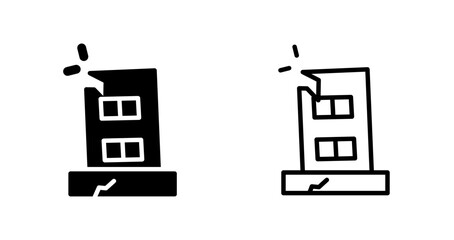 Facility Damage Vector Icon