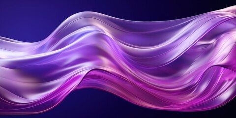Naklejka premium Abstract Purple and White Wave, violet fablic smoke, purple wave cloud