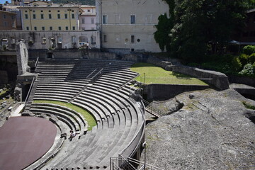 Spoleto, Umbria,anfiteatro,