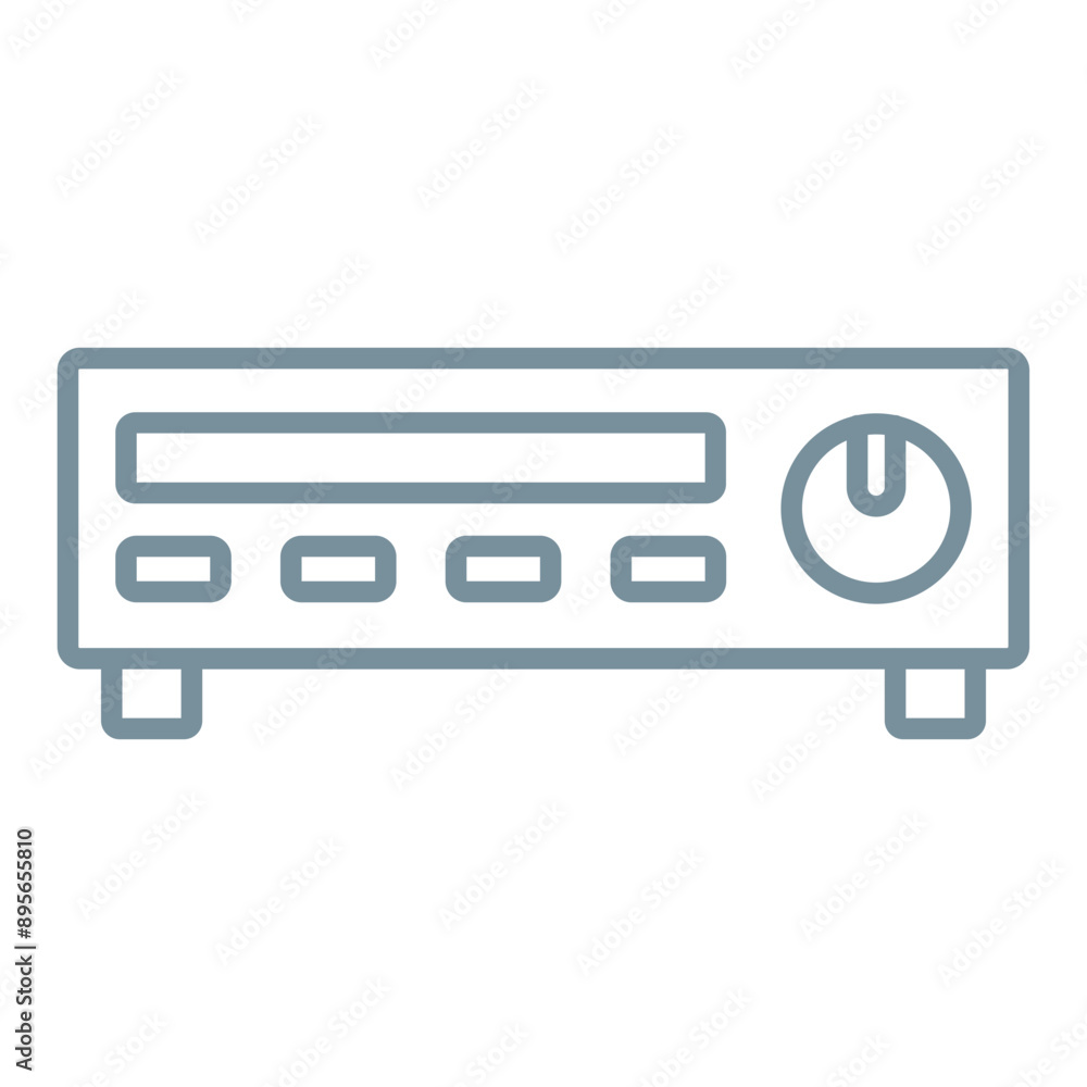 Wall mural DVD player Icon