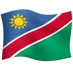 Fototapeta premium Flag: Namibia