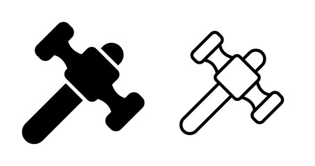 Hammer Vector Icon