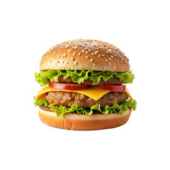 Transparent PNG Burger Image for Design and Web Use