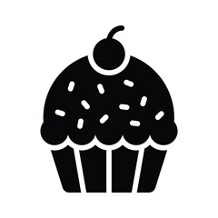 Get your hands on this amazing icon of cupcake, ready to use vector