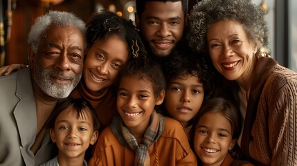 Fototapeta premium Multi-Generational Family Portrait - Love and Laughter