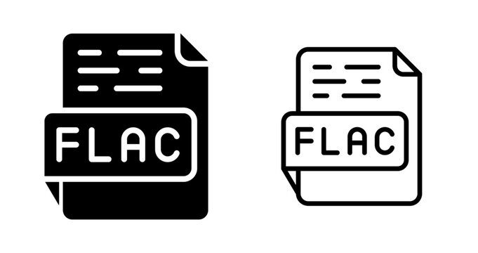 FLAC Vector Icon