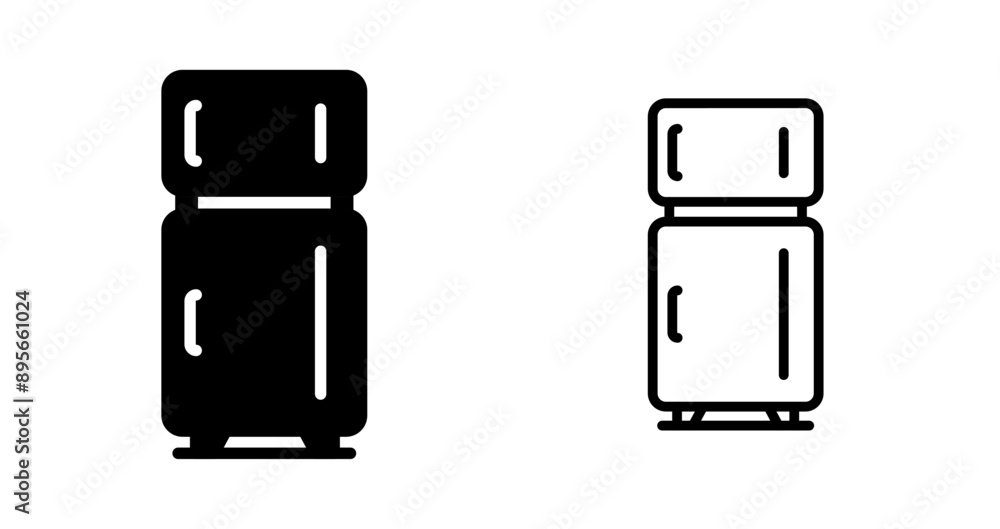 Poster fridge vector icon