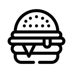 burger line icon
