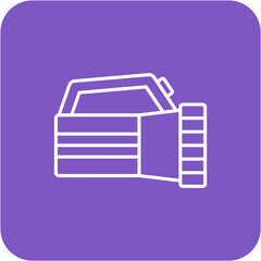 Obraz premium Torch Icon