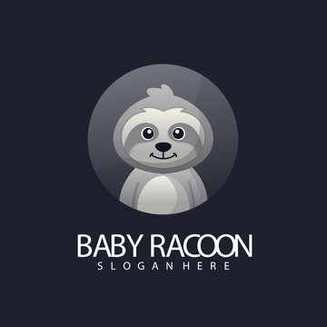 The baby racon illustration design uses a modern style