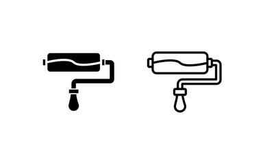 Paint Roller Vector Icon