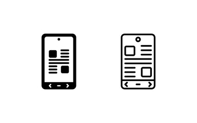 Mobile Vector Icon © Graphic Nehar