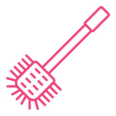 Toilet brush Icon